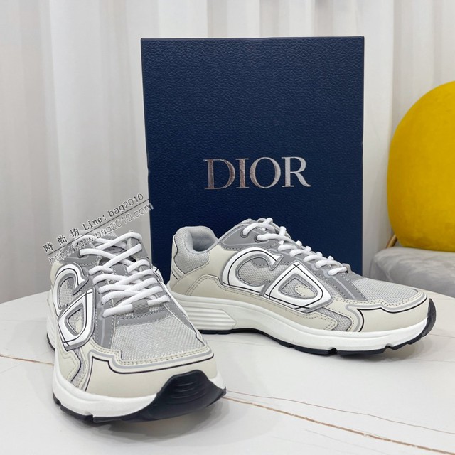Dior復古波鞋 迪奧B30系列專櫃最新情侶款運動鞋跑鞋 dx2605